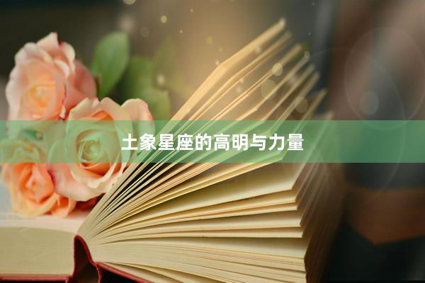 土象星座的高明与力量